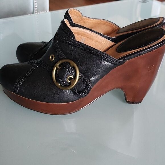 Frye Leather Mule Heels - Picture 4 of 11